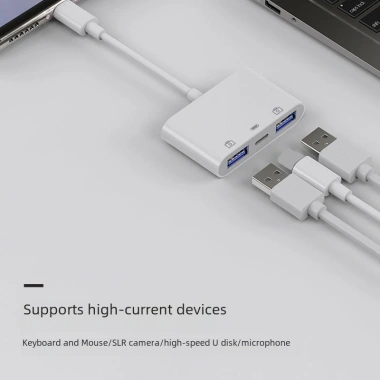 Cáp chuyển đổi OTG USB-A 2.0 cho iPhone 11-14 iOS 13+ - Đầu jack chuẩn, giảm 20% 6