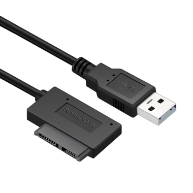 Cáp chuyển đổi SATA sang USB 2.0 7/6/13 pin cho laptop, mỏng CD/DVD, giá 93.500₫