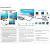 Cáp chuyển đổi Type-C sang HDMI+VGA+USB3.0 4K chất lượng cao Kết nối TV, máy chiếu, giá ưu đãi 74.998 3