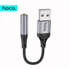 Cáp chuyển đổi USB sang 3.5mm Hoco chính hãng, hỗ trợ micro, giảm giá 23% chỉ 79.000₫
