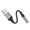 Cáp chuyển đổi USB sang 3.5mm Hoco chính hãng, hỗ trợ micro, giảm giá 23% chỉ 79.000₫ 2