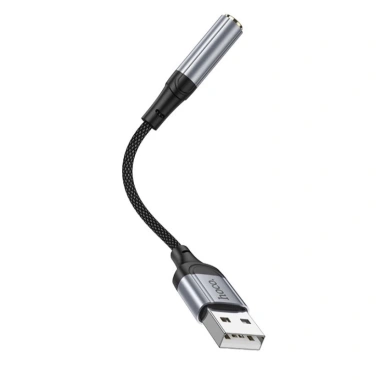 Cáp chuyển đổi USB sang 3.5mm Hoco chính hãng, hỗ trợ micro, giảm giá 23% chỉ 79.000₫
