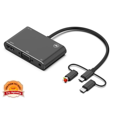 Cáp chuyển tín hiệu Lightning Type-C Bluetooth sang VGA HDMI 2K - Giá chỉ 499.000₫ 4
