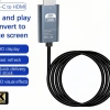 Cáp chuyển Type C sang HDMI 2M - Hỗ trợ 2K/4K, tương thích PC, laptop, điện thoại, giá chỉ 129.900 VNĐ 5