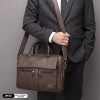 Cặp công sở da simili chống nước Xbags Lavish XB4.301 màu nâu sang trọng - 369.000₫
