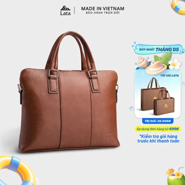 Cặp công sở LATA CA29 - Da công nghiệp cao cấp, thiết kế thời trang, chỉ 720.000đ