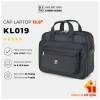 Cặp Công Sở Nam Nữ Kim Long KL019 Đen – Đựng Laptop 15.6, Giá ưu đãi 479k