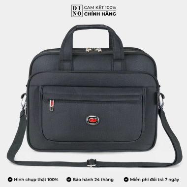 Cặp Công Sở Nam Nữ Kim Long KL019 Đen – Đựng Laptop 15.6, Giá ưu đãi 479k