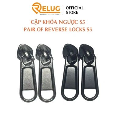 Cặp Củ Khoá Khóa Răng Ngược Cước 5-10 Dành Cho Vali Dây - Phụ Kiện Vali Giá 70.000₫