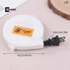 Cáp cuộn nguồn 220V tự động thu vào 1.6m - US/EU Plug - cắm trại tay áo - Giá 167.090 VND 6