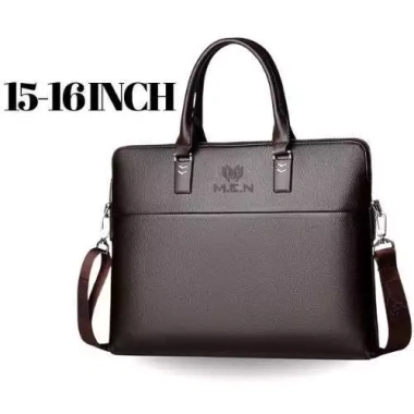 Cặp da 1kg chống thấm, đựng laptop 15‑16 inch văn phòng - M.E.N mẫu mới