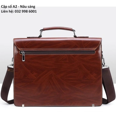 Cặp da A1 khóa số, túi xách nam công sở cdb11 chân sắt, đựng laptop, giá ưu đãi 399k