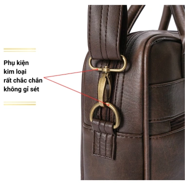 Cặp da cao cấp Zenka vân caro ZKC18 - Lịch lãm sang trọng, giảm giá 420.000₫