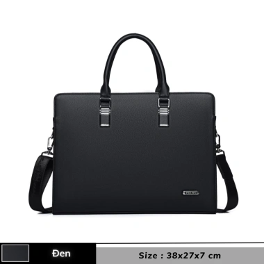 Cặp da công sở cao cấp Fsd.Wg da PU bền, túi laptop 14 inch, giá 898.000₫