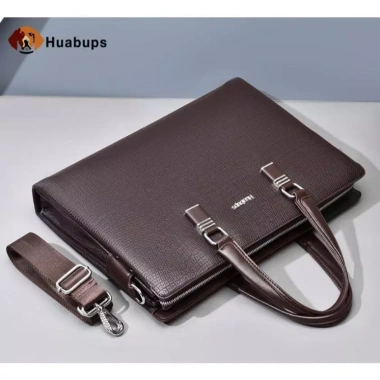 Cặp da công sở Cao Cấp Huabups 908 - Da cực bền, túi laptop 14 inch giá 1.29tr