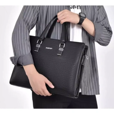 Cặp da công sở Cao Cấp Huabups 908 - Da cực bền, túi laptop 14 inch giá 1.29tr 4 Cặp da công sở Cao Cấp Huabups 908 - Da cực bền, túi laptop 14 inch giá 1.29tr 4