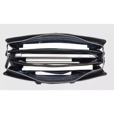 Cặp da công sở Cao Cấp Huabups 908 - Da cực bền, túi laptop 14 inch giá 1.29tr