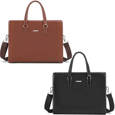 Cặp da công sở Gorchis 8.410 da PU bền, túi laptop 14 inch giá ưu đãi 687.5k 3 Cặp da công sở Gorchis 8.410 da PU bền, túi laptop 14 inch giá ưu đãi 687.5k 3