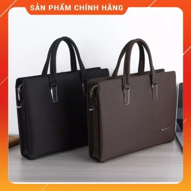 Cặp da công sở Gorchis 9.066 cao cấp, da bền, ngăn laptop 14
