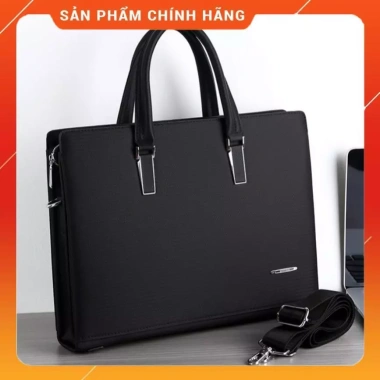 Cặp da công sở Gorchis 9.066 cao cấp, da bền, ngăn laptop 14