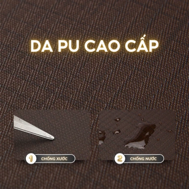 Cặp da công sở Gorchis Cao Cấp Da PU Bền, Túi Đựng Laptop 14 inch - Giá 868k 4