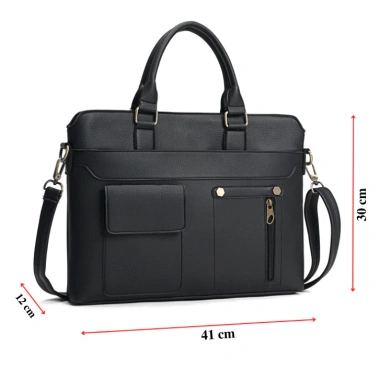 Cặp da công sở MoonLeather 15.6 inch - Thanh lịch, sang trọng, bảo vệ laptop 7