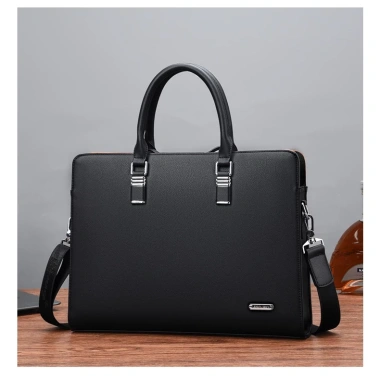 Cặp da công sở nam San Leather S26 - Da cao cấp, thiết kế lịch lãm, chỉ 785.000₫