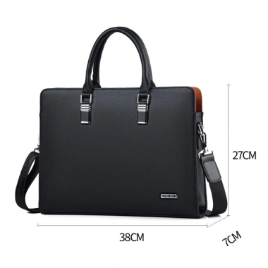 Cặp da công sở nam San Leather S26 - Da cao cấp, thiết kế lịch lãm, chỉ 785.000₫ 5 Cặp da công sở nam San Leather S26 - Da cao cấp, thiết kế lịch lãm, chỉ 785.000₫ 5