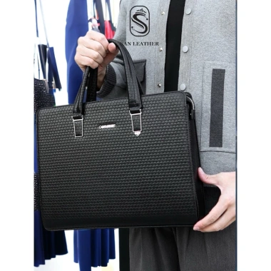 Cặp Da Công Sở San Leather S9.088 - Túi Xách Da Khoá Số Cao Cấp, Giảm 20%