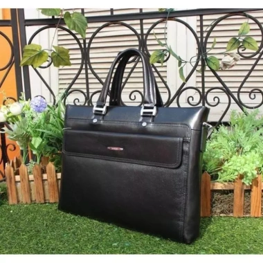 Cặp da công sở Sapolney cao cấp, da thật, chống thấm, đựng laptop 14" chỉ 2,090,000₫ 5