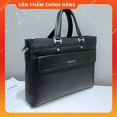 Cặp da công sở Sapolney cao cấp, da thật, chống thấm, đựng laptop 14" chỉ 2,090,000₫ 10