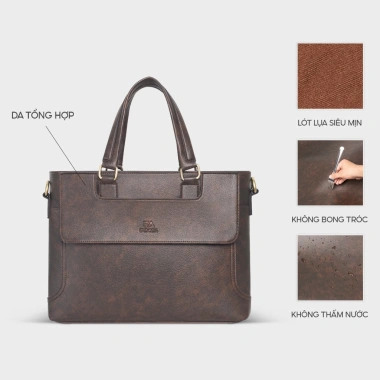 Cặp da công sở unisex Fadoda FCD304 - Thiết kế thời trang, bền bì, giảm giá 379k 3 Cặp da công sở unisex Fadoda FCD304 - Thiết kế thời trang, bền bì, giảm giá 379k 3