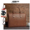 Cặp da công sở William PoLo da bò cao cấp, chống thấm nước, đựng laptop 14 inch - 1,768,000₫