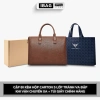 Cặp da công sở William PoLo da bò cao cấp, chống thấm nước, đựng laptop 14 inch - 1,768,000₫ 2