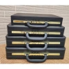 Cặp da doanh nhân khóa số 8.013 - Đen/Nâu, an toàn, giảm giá 1.110.000 9