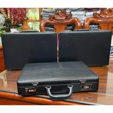 Cặp Da Doanh Nhân Khóa Số Kép 629 - Bảo mật cao, Sang trọng, Giá 1.890.000đ