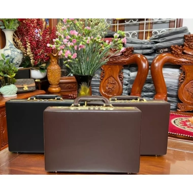 Cặp Da Khóa Số Doanh Nhân 7.731 - Da Thật Sang Trọng, An Toàn, Giá Giảm 20%