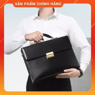 Cặp Da Khóa Số Doanh Nhân Đen Nâu - An Toàn, Sang Trọng, Giá 4.89 Triệu
