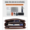 Cặp da nam công sở cao cấp cho giám đốc, luật sư Đựng laptop 14 inch, tài liệu A4, chống nước, chỉ 980k 5