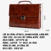 Cặp Da Nam Công Sở Giám Đốc Bảo Hành 12 Tháng - Laptop 14inch Nhiều Ngăn Thanh Lịch 2