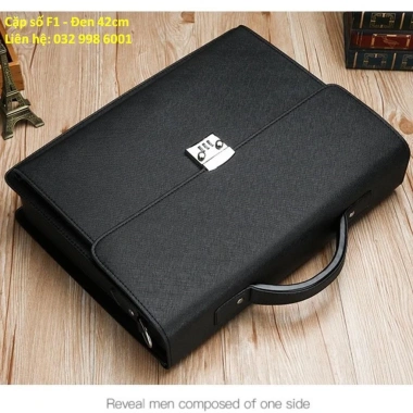 Cặp da nam khóa số F1 16 inch - Thiết kế sang trọng, bảo mật cao, giảm giá 18% 6 Cặp da nam khóa số F1 16 inch - Thiết kế sang trọng, bảo mật cao, giảm giá 18% 6