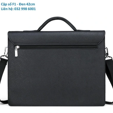 Cặp da nam khóa số F1 16 inch - Thiết kế sang trọng, bảo mật cao, giảm giá 18%