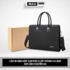 Cặp da PU KQDAISHU laptop 14 inch - Vệ sinh dễ dàng, giảm 21% chi 748.000 dong 2