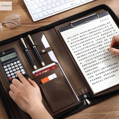 Cặp da sang trọng A4, máy tính 14in - Quà tặng doanh nghiệp, thầy cô 329k