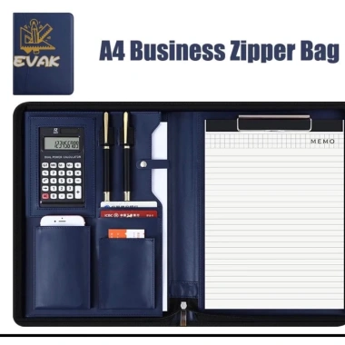 Cặp da sang trọng A4, máy tính 14in - Quà tặng doanh nghiệp, thầy cô 329k