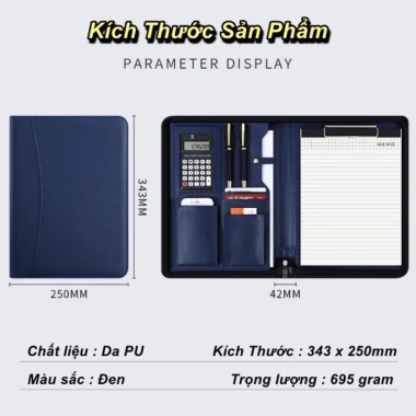 Cặp da sang trọng A4, máy tính 14in - Quà tặng doanh nghiệp, thầy cô 329k 6 Cặp da sang trọng A4, máy tính 14in - Quà tặng doanh nghiệp, thầy cô 329k 6