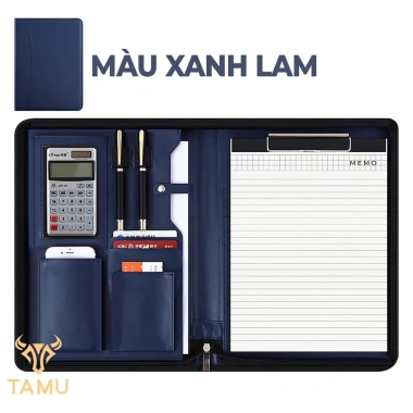 Cặp da sang trọng A4, máy tính 14in - Quà tặng doanh nghiệp, thầy cô 329k