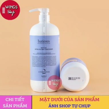 Cặp Dầu Gội Xả Batious Phục Hồi Hư Tổn Đa Tầng, Tái Tạo Nang Tóc, Ngăn Gàu, Kiềm Dầu 500ml-960ml - Giá 230.000₫