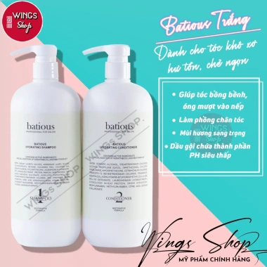 Cặp Dầu Gội Xả Batious Phục Hồi Hư Tổn Đa Tầng, Tái Tạo Nang Tóc, Ngăn Gàu, Kiềm Dầu 500ml-960ml - Giá 230.000₫ 5 Cặp Dầu Gội Xả Batious Phục Hồi Hư Tổn Đa Tầng, Tái Tạo Nang Tóc, Ngăn Gàu, Kiềm Dầu 500ml-960ml - Giá 230.000₫ 5