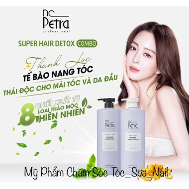 Cặp Dầu Gội Xả Dưỡng Tóc Petra Tender 1.500ml - Phục Hồi Tóc Hư Tổn, Chống Khô Xơ, Giá 625.000đ 2